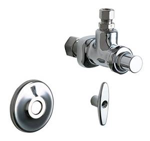 Chicago Faucets - 1025-CP - Angle Stop