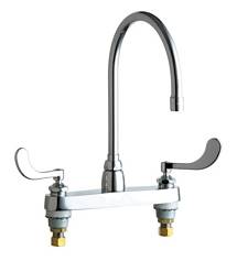 Chicago Faucets - 1100-GN8AE3-317AB - ECAST™ LEAD FREE SINK FAUCET