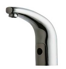 Hytronics - Single Hole Faucet, Deck Mount, Traditional Electronic Lavatory Faucet with Dual Beam Infrared Sensor