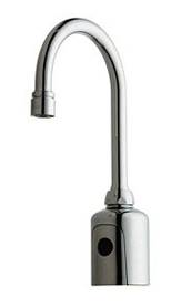 Chicago Faucets - 116.113.21.1 - HyTronic Gooseneck Sink Faucet with Dual Beam Infrared Sensor