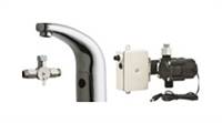 Chicago Faucets 116.911.AB.1 HyTronic Traditional Sink Faucet with Dual Beam Infrared Sensor