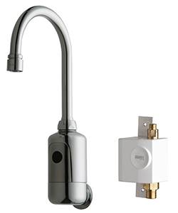 Chicago Faucets 116.934.AB.1 - HyTronic Gooseneck Sink Faucet with Dual Beam Infrared Sensor