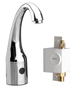 Chicago Faucets 116.939.AB.1 - HyTronic Curve Sink Faucet with Dual Beam Infrared Sensor