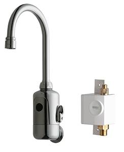 Chicago Faucets 116.944.AB.1 - HyTronic Gooseneck Sink Faucet with Dual Beam Infrared Sensor