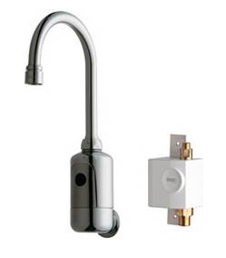 Chicago Faucets 116.954.AB.1 - HYTRONIC GOOSENECK SINK FAUCET WITH DUAL BEAM INFRARED SENSOR