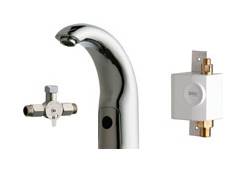 Chicago Faucets 116.962.AB.1 - HYTRONIC CONTEMPORARY SINK FAUCET WITH DUAL BEAM INFRARED SENSOR
