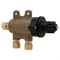 Chicago Faucets 131-ABNF Thermostatic Mixing Valve with Standard 3/8 inch compression inlet and outlet connections