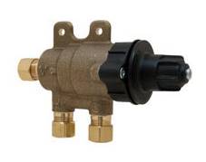 Chicago Faucets 131-NF Thermostatic Mixing Valve with Standard 3/8 inch compression inlet and outlet connections