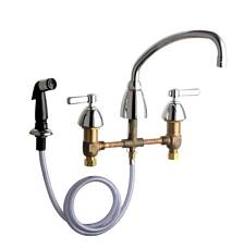 Chicago Faucets - 200-ACP - Kitchen Sink Faucet with Spray