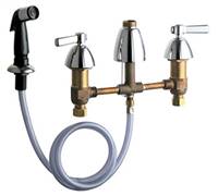 Chicago Faucets - 200-ALESSSPTCP - Kitchen Sink Faucet with Spray