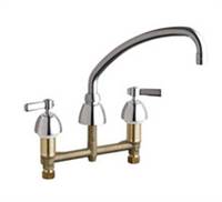 Chicago Faucets - 201-AABCP - Kitchen Sink Faucet without Spray