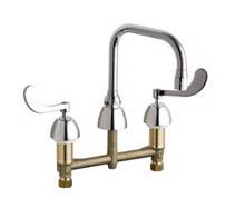 Chicago Faucets - 201-ADB6AE3-317CP - Kitchen Sink Faucet without Spray