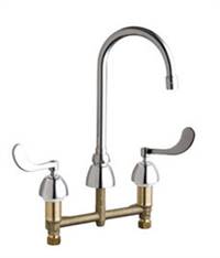 Chicago Faucet 201-AGN2AE3-317AB Kitchen Sink Faucet W/O Spray