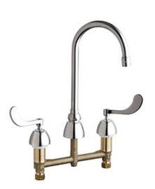 Chicago Faucets - 201-AGN2AE3-317XKCP - Kitchen Sink Faucet without Spray