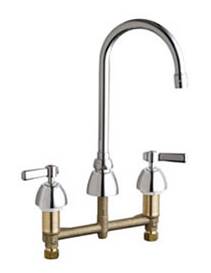 Chicago Faucets - 201-AGN2AE3ABCP - Kitchen Sink Faucet without Spray