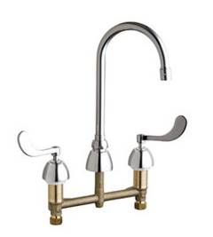 Chicago Faucets - 201-AGN2AE3-317VPAAB - Kitchen Sink Faucet without Spray