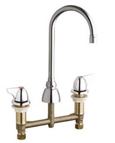 Chicago Faucets 201-AGN2AE3VPA1000CP - CONCEALED KITCHEN SINK FAUCET