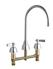 Chicago Faucets - 201-AGN8AE2805-5CP - Kitchen Sink Faucet without Spray