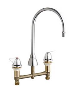 Chicago Faucets 201-AGN8AE29-1000CP - CONCEALED KITCHEN SINK FAUCET