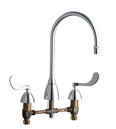 Chicago Faucets - 201-AGN8AE29-317ABCP - ECAST™ KITCHEN SINK FAUCET