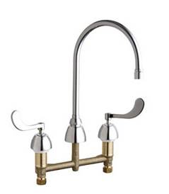 Chicago Faucets - 201-AGN8AE3-317VPAABCP - ECAST™ KITCHEN SINK FAUCET