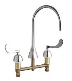 Chicago Faucets - 201-AGN8AE35-317CP - Kitchen Sink Faucet without Spray