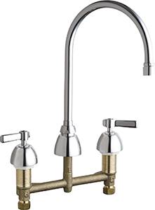 Chicago Faucets - 201-AGN8AE3VPAABCP - Kitchen Sink Faucet without Spray