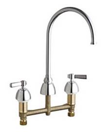 Chicago Faucets - 201-AGN8FCABCP - Kitchen Sink Faucet without Spray