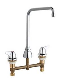 Chicago Faucets 201-AHA8-1000XKCP - CONCEALED KITCHEN SINK FAUCET