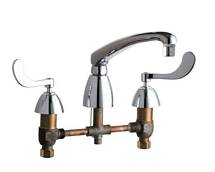 Chicago Faucets - 201-AL8E29-317CP - Kitchen Sink Faucet without Spray