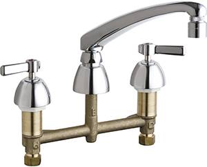 Chicago Faucets - 201-AL8E29VP317XKCP - Kitchen Sink Faucet without Spray