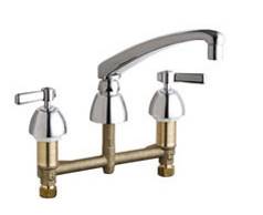 Chicago Faucets - 201-AL8XKABCP - Kitchen Sink Faucet without Spray