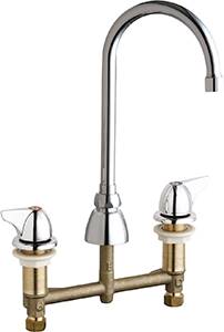 Chicago Faucets 201-AGN2AE3VPC1000AB - CONCEALED KITCHEN SINK FAUCET