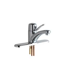 Chicago Faucets 2200-8CP Marathon™ Single Lever Lavatory Faucet with 8 inch Cover Plate