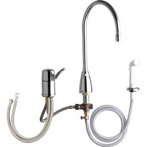Chicago Faucets - 2304-CP - Single Lever Kitchen Faucet
