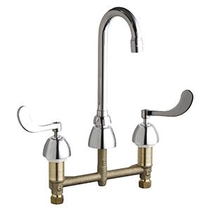Chicago Faucets - 240.730.00.1 - Gooseneck Base WITH MIXER KIT