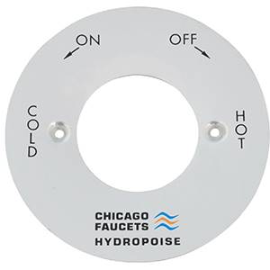 Chicago Faucets - 2760-002JKNF - OPERATING Plate