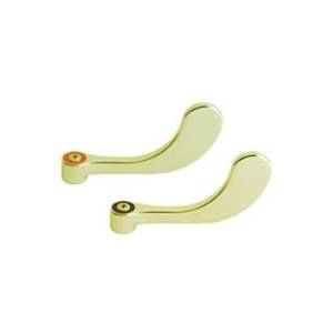 Chicago Faucets 317-PRJKCPB - Polished Brass Wristblade Handles (Pair)