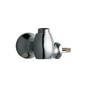 Chicago Faucets - 332-LESSSPTLESSHDLCP Single Hole Wall Mounted Faucet with No Spout and No Handles