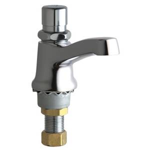 Chicago Faucets - 333-SLOLESSE12PSHCP - Single Metering Faucet