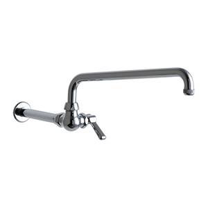 Chicago Faucets - 334-CP - Wall Mounted WOK FILLER Fitting
