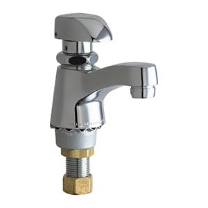 Chicago Faucets - 335-E12PSHCP - Single Faucet Metering