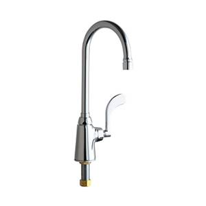 Chicago Faucets 350-E35VP317XKABCP - SINGLE SUPPLY SINK FAUCET