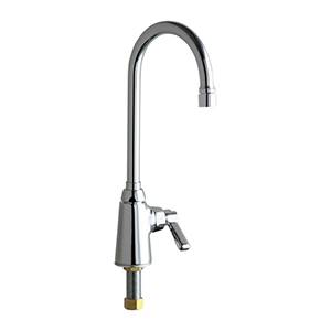 Chicago Faucets - 350-VPAABCP - Single Hole Deck Mounted Pantry/Bar Faucet