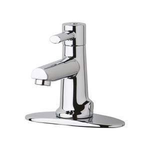 Chicago Faucets 3511-4E2805AB - Single Handle Hot and Cold Water Mixing Sink Faucet