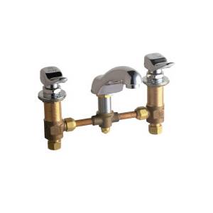 Chicago Faucets - 404-336CP - Widespread Lavatory Faucet