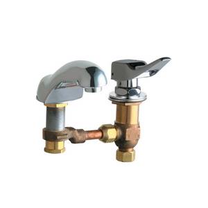 Chicago Faucets - 404-336CWCP - Widespread Lavatory Faucet