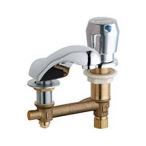 Chicago Faucets - 404-665CWCP - Widespread Lavatory Faucet