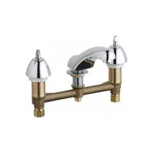 Chicago Faucets - 404-LESSHDLXKAB - Widespread Lavatory Faucet