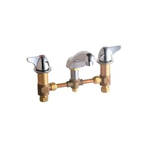 Chicago Faucets - 404-VE2805-1000CP - Widespread Lavatory Faucet